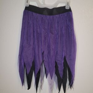Claire's purple witch tutu skirt size medium